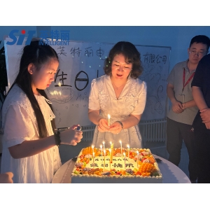 山西英特麗電子科技有限公司員工生日會如約而至！溫馨且浪漫！